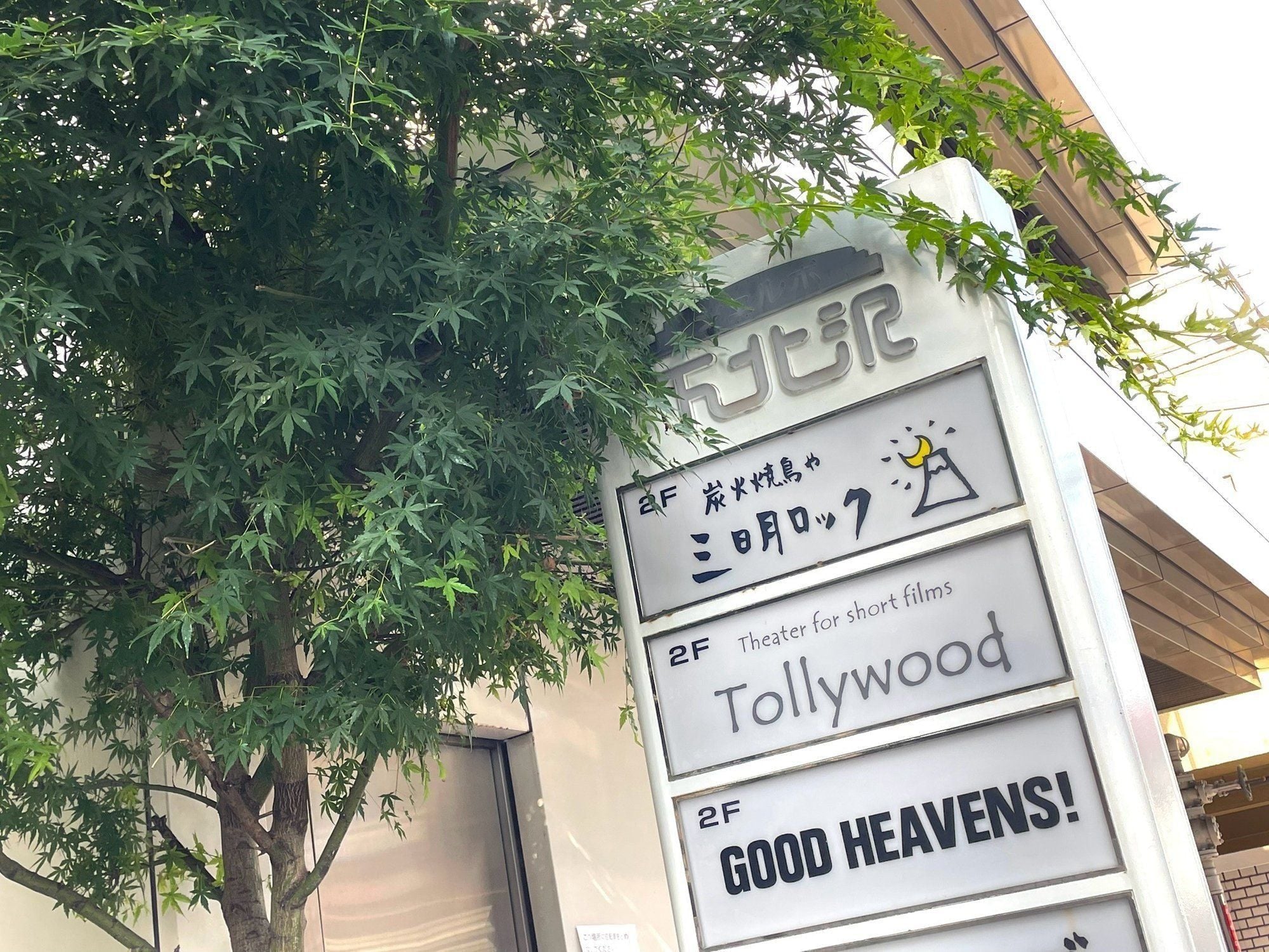 下北沢トリウッドが入るビルの看板