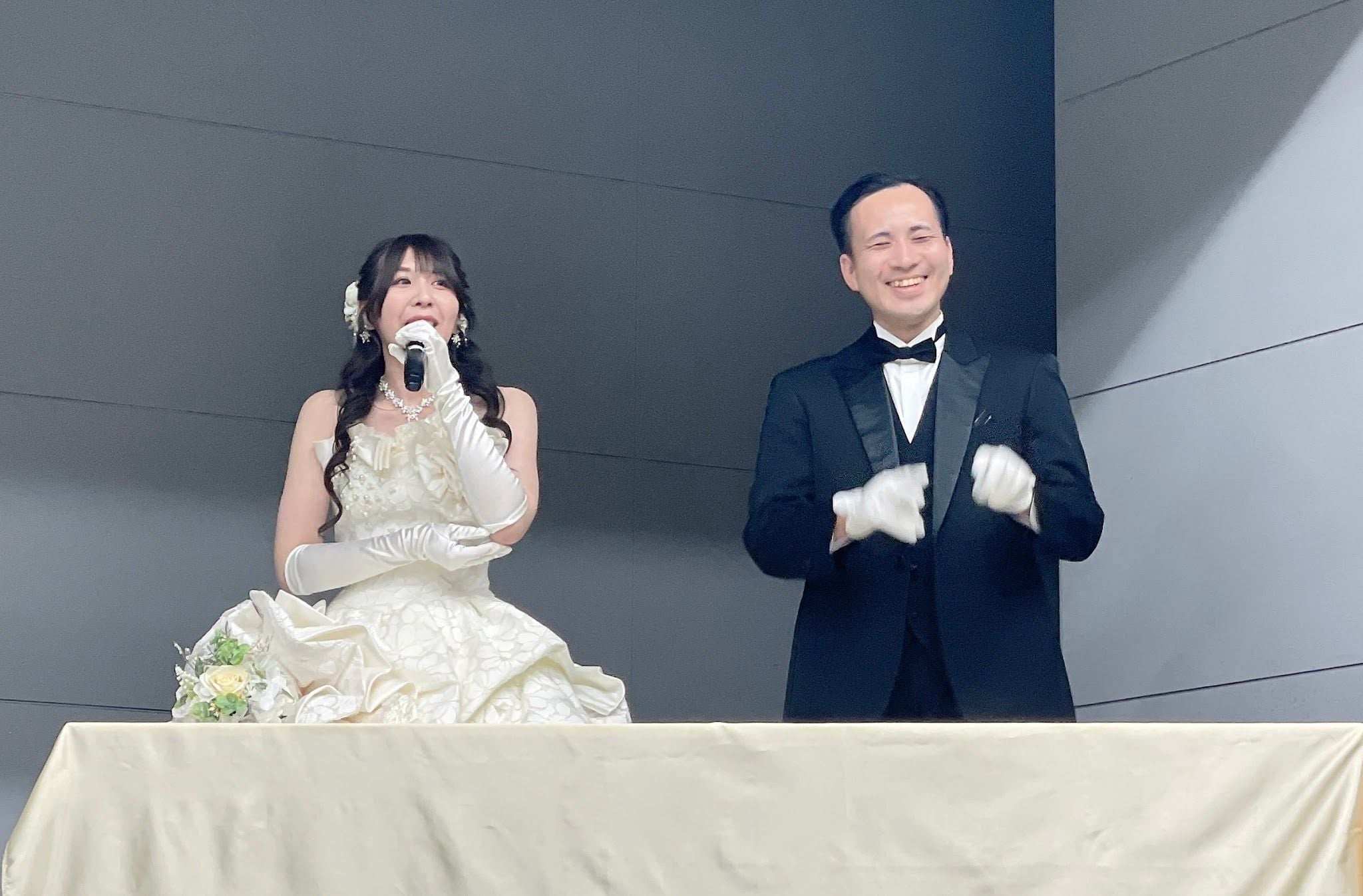新郎新婦の入場
