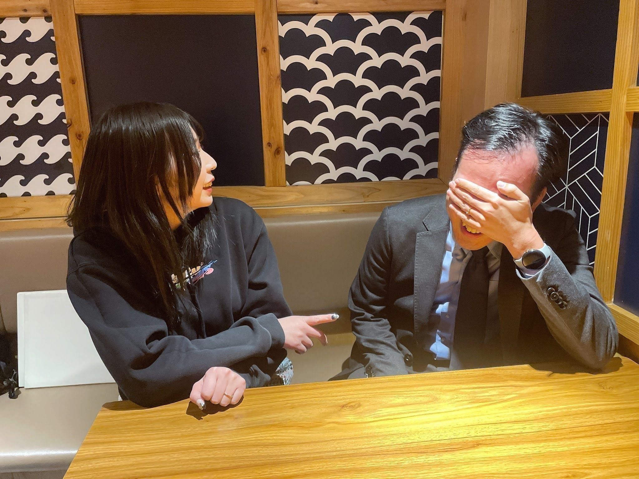 お二人の様子