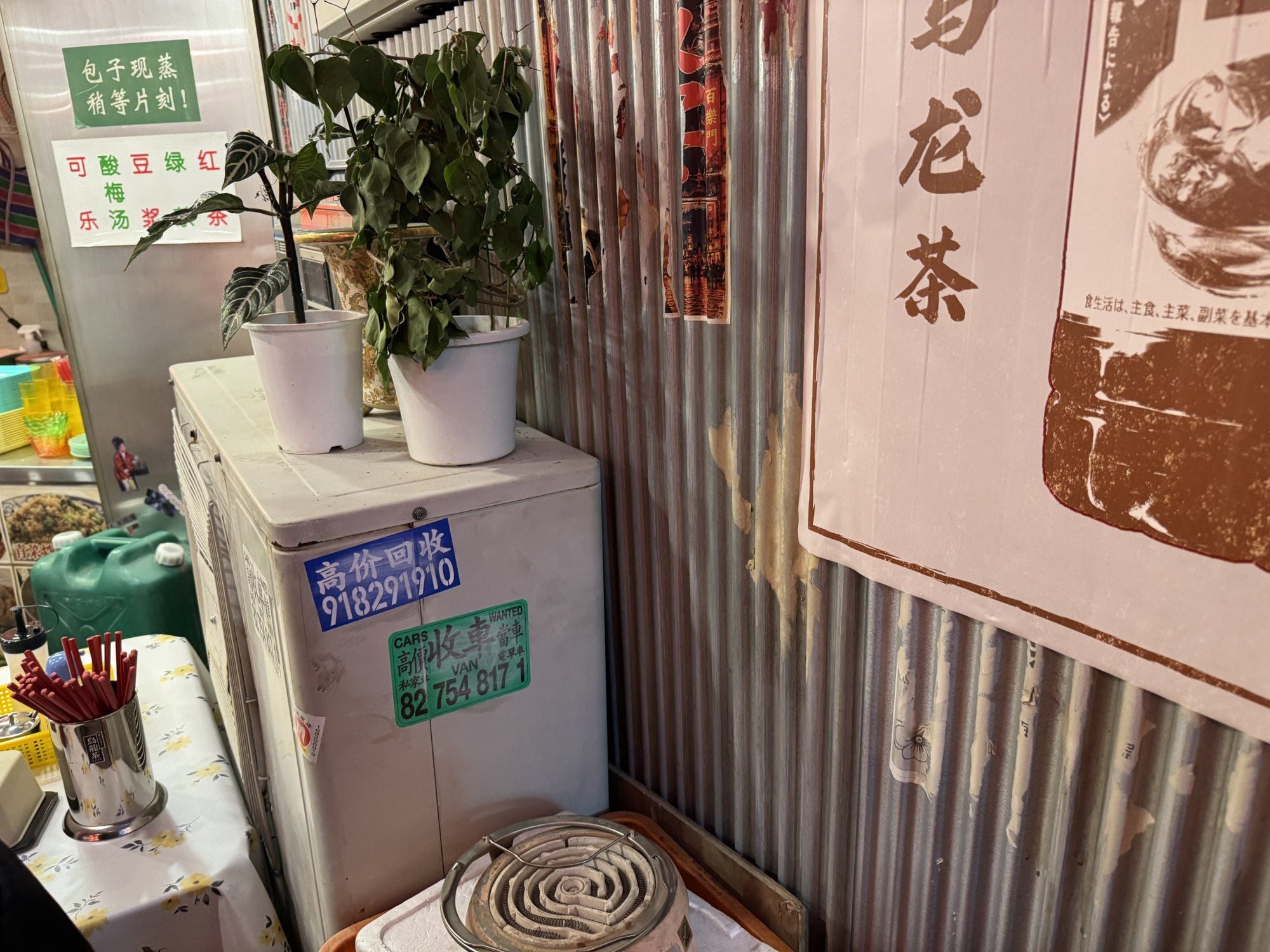 鉢植えにも生活感